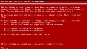 Petya ransomware