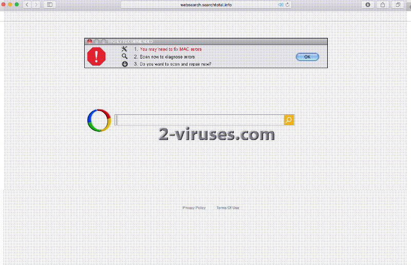 Websearch.searchtotal.info 바이러스