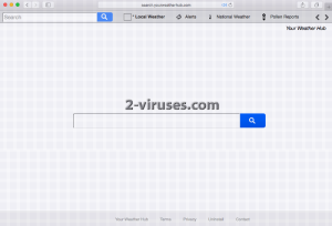 Search.yourweatherhub.com 바이러스