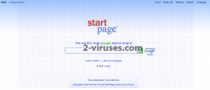 Startpage.com 바이러스