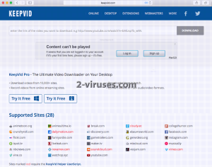 KeepVid 바이러스
